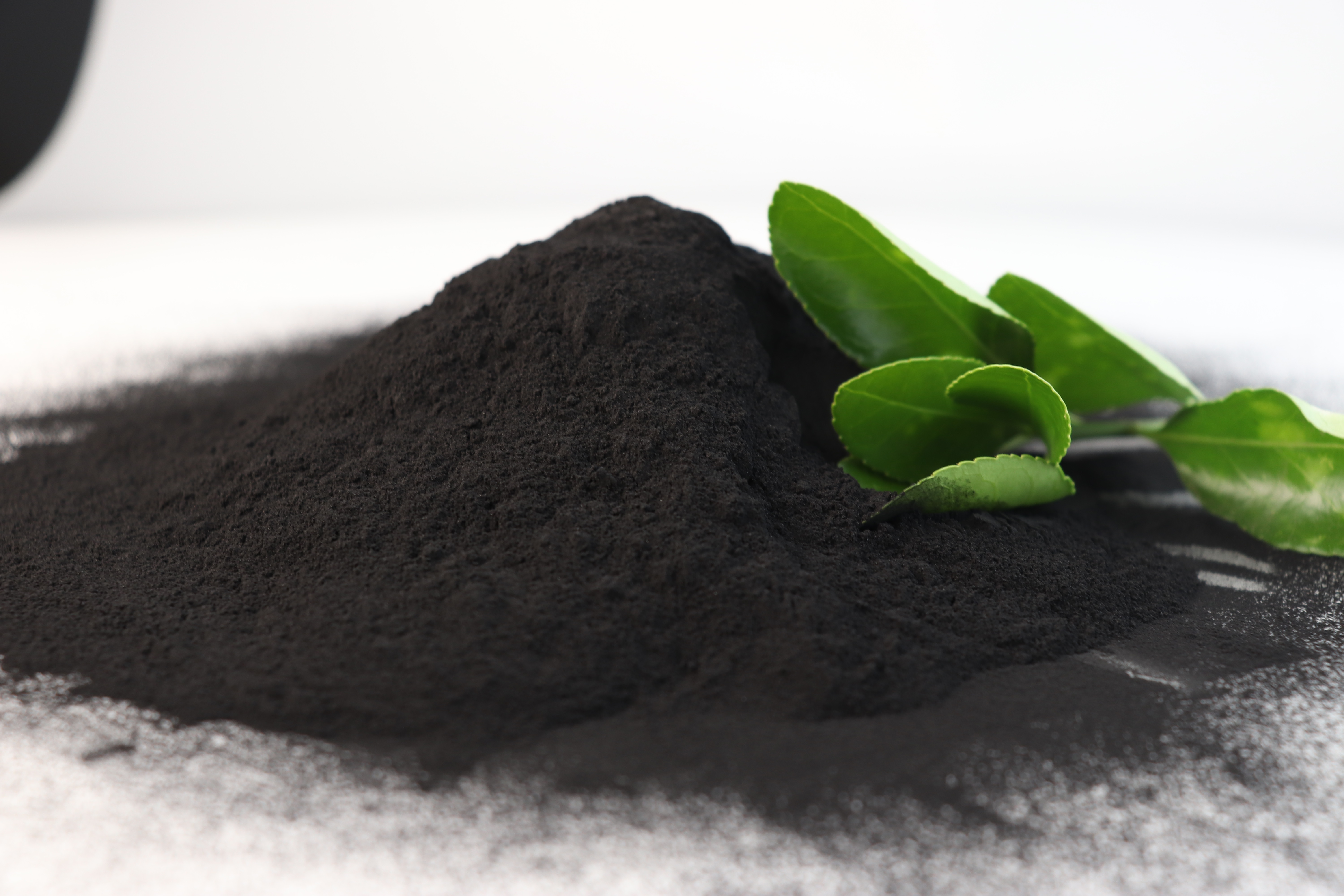 Powdered activated carbon is used in water treatment or waste gas treatment